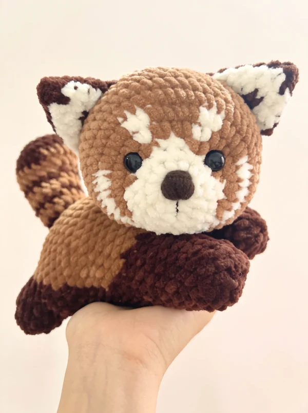🦊 RED PANDA CROCHET PATTERN – DIGITAL PDF