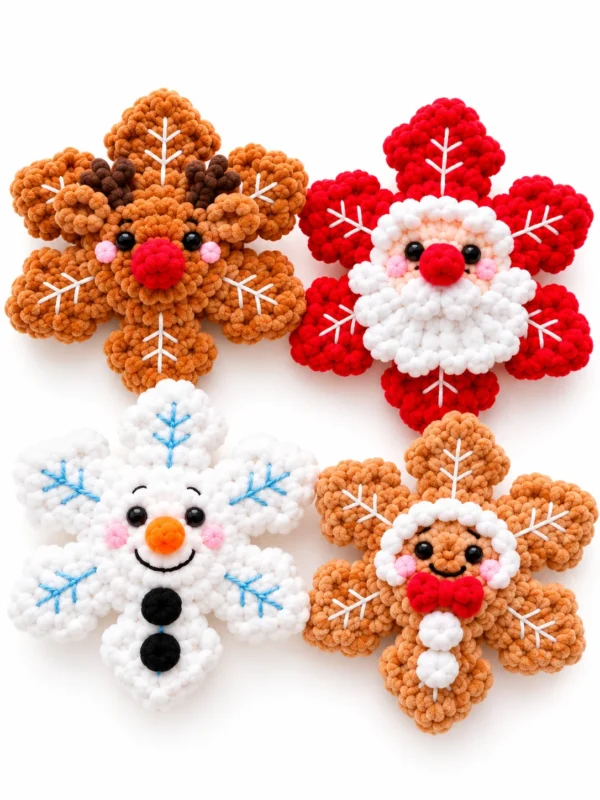 Christmas Snowflakes Crochet Pattern