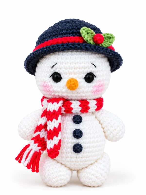 SNOWMAN CROCHET PATTERN – CHRISTMAS AMIGURUMI