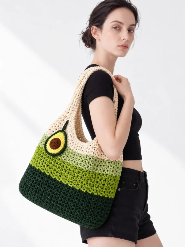 AVOCADO TOTE BAG — CROCHET PATTERN