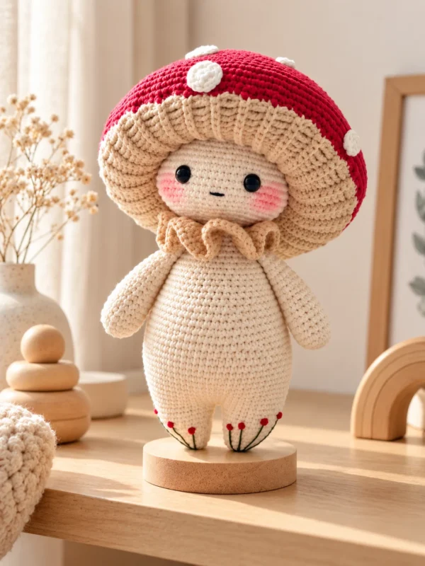 MUSHROOM AMIGURUMI CROCHET PATTERN – PDF DOWNLOAD