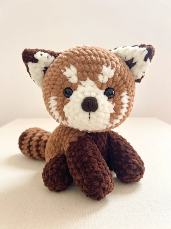 🦊 RED PANDA CROCHET PATTERN – DIGITAL PDF
