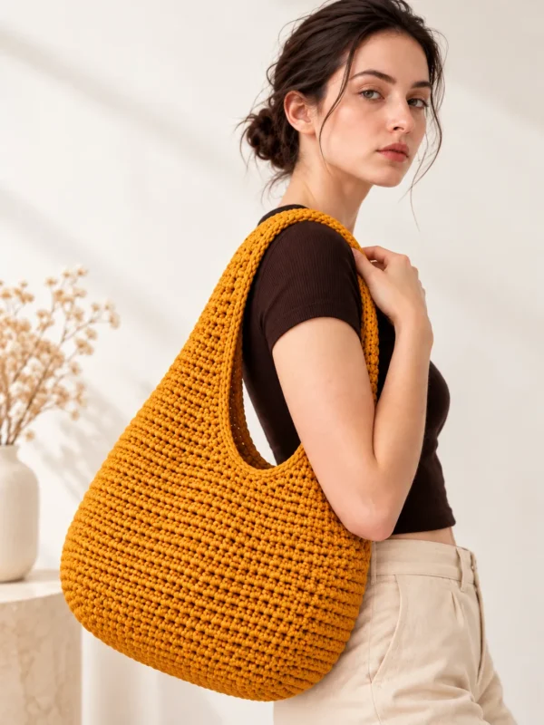 TEARDROP SHOULDER BAG CROCHET PATTERN PDF