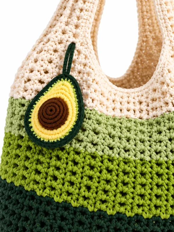 AVOCADO TOTE BAG — CROCHET PATTERN