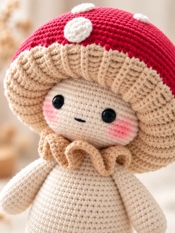 MUSHROOM AMIGURUMI CROCHET PATTERN – PDF DOWNLOAD