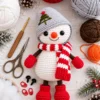 3 SNOWMAN AMIGURUMI CROCHET PATTERN