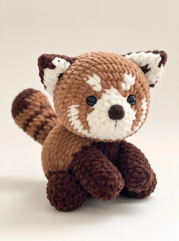 🦊 RED PANDA CROCHET PATTERN – DIGITAL PDF