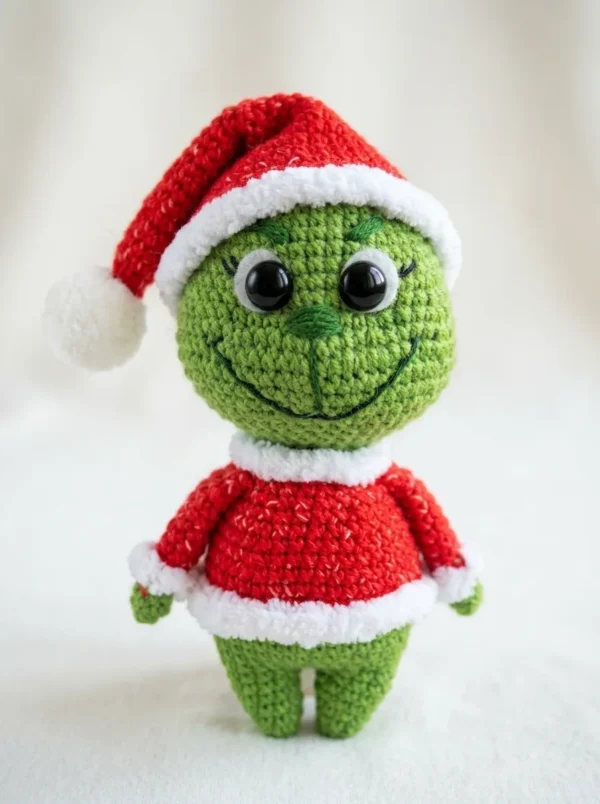 3 GRINCH CROCHET PATTERN – CHRISTMAS AMIGURUMI PDF