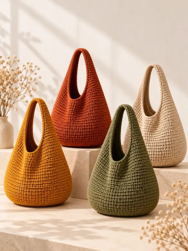 TEARDROP SHOULDER BAG CROCHET PATTERN PDF