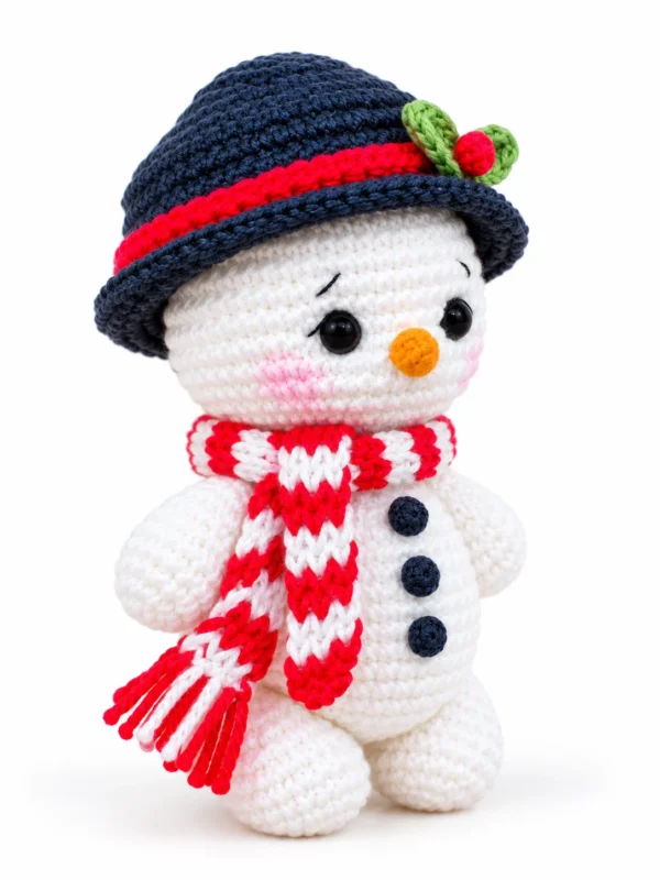 SNOWMAN CROCHET PATTERN – CHRISTMAS AMIGURUMI
