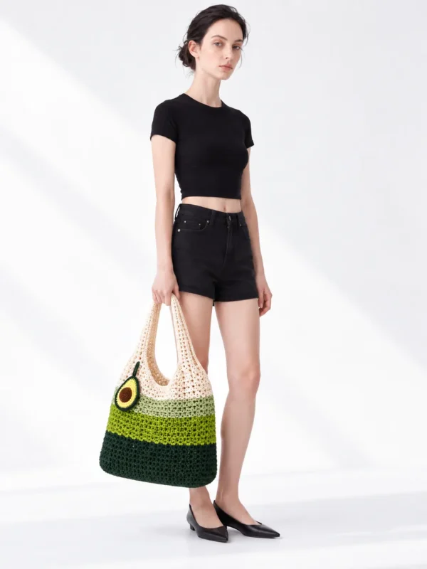 AVOCADO TOTE BAG — CROCHET PATTERN