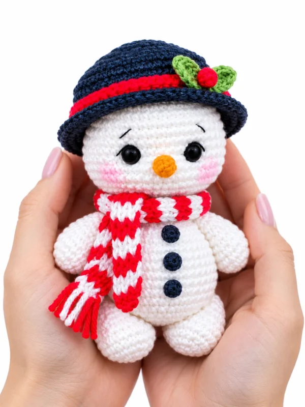 SNOWMAN CROCHET PATTERN – CHRISTMAS AMIGURUMI