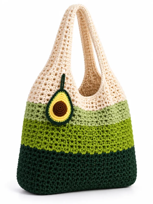 AVOCADO TOTE BAG — CROCHET PATTERN