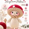MUSHROOM AMIGURUMI CROCHET PATTERN – PDF DOWNLOAD