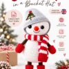 cover SNOWMAN AMIGURUMI CROCHET PATTERN