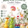 LONG-NECK ANIMAL CHARMS CROCHET PATTERN – PDF DOWNLOAD