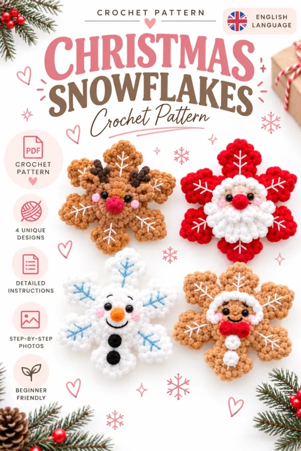 Christmas Snowflakes Crochet Pattern