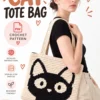 CAT TOTE BAG CROCHET PATTERN – DIGITAL PDF